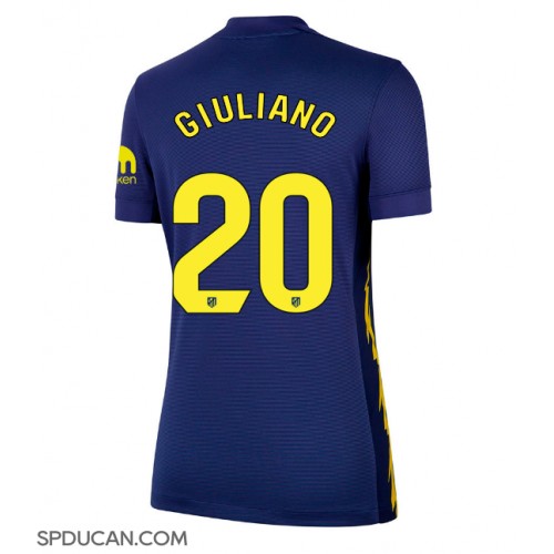 Zenski Nogometni Dres Atletico Madrid Giuliano Simeone #20 Gostujuci 2025-26 Kratak Rukav